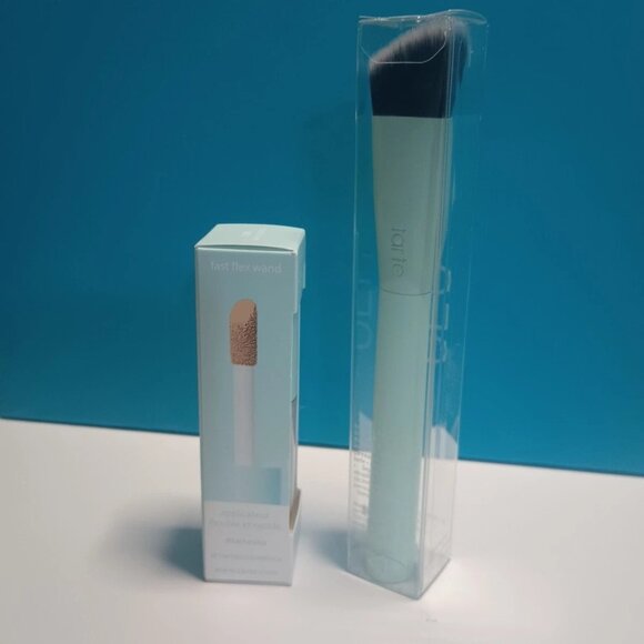 NIB Tarte Sea Power Flex Concealer 12N Fair Neutral .33 oz/10 ml + Angled Brush - Picture 4 of 5